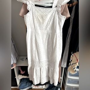 White banana republic dress
